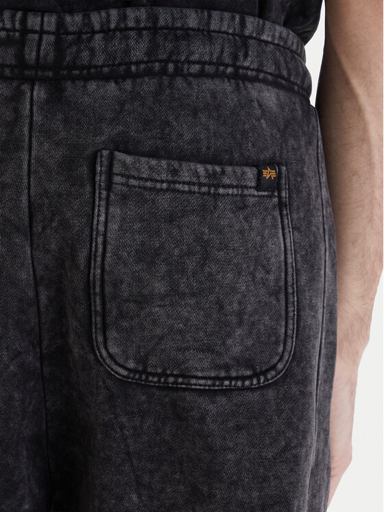 Alpha Industries Alpha Industries Teplákové kalhoty Vintage Basic 258361 Černá Regular Fit