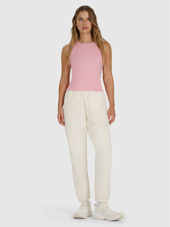 4F 4F Tank top NOS Różowy jasny Slim Fit
