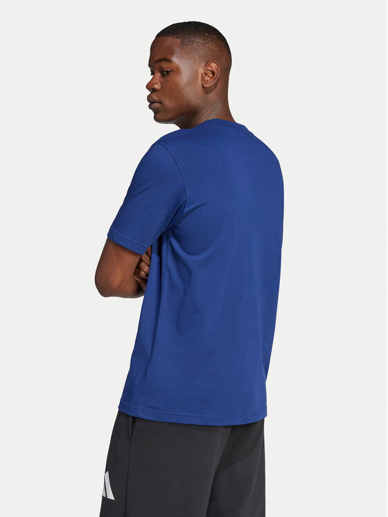 adidas adidas T-shirt Essentials Big Logo JE8940 Tamnoplava Regular Fit