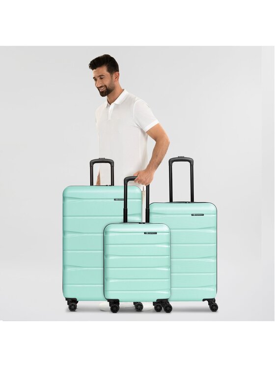Franky Franky Komplet walizek 301058 Zielony