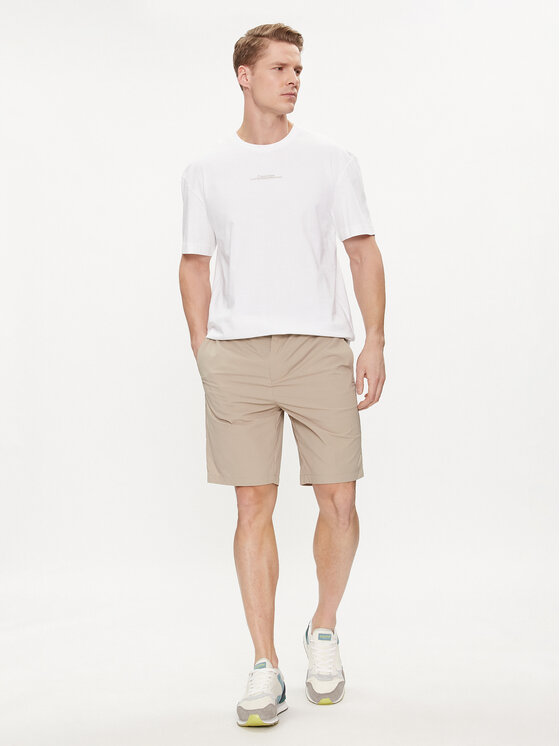 Calvin Klein Calvin Klein T-shirt Linear Back Logo K10K112486 Bijela Regular Fit