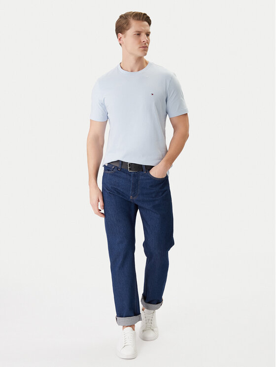 Tommy Hilfiger Tommy Hilfiger Tričko MW0MW39995 Modrá Regular Fit