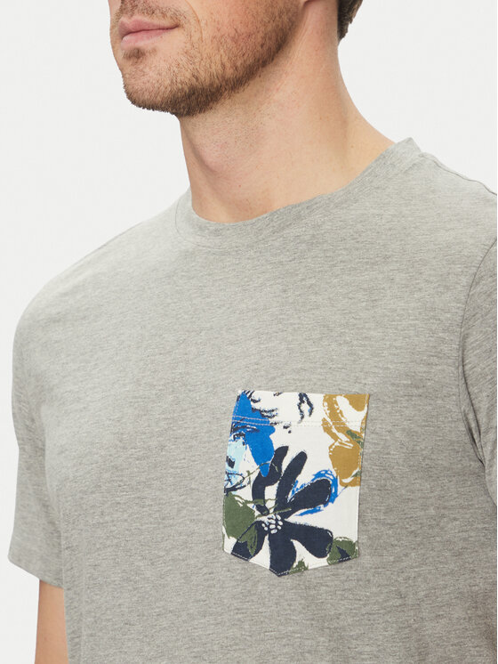 Blend Blend T-krekls 20718297 Pelēks Regular Fit