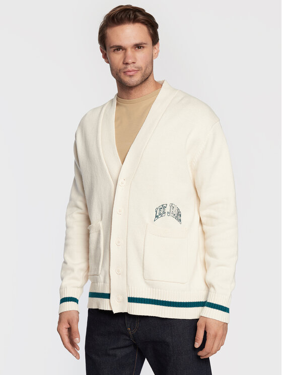 Lee Lee Cardigan Seasonal L83XCRNQ 112322650 Beige Relaxed Fit