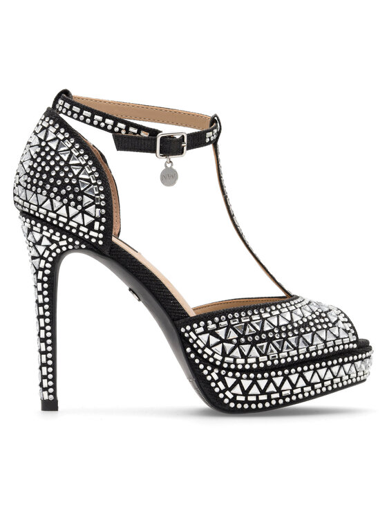 Nine West Nine West Sandały NISA SY015-1NW Czarny