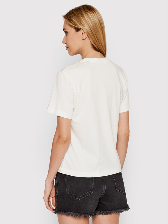 Pepe Jeans Pepe Jeans T-särk Cassandra PL504343 Valge Regular Fit