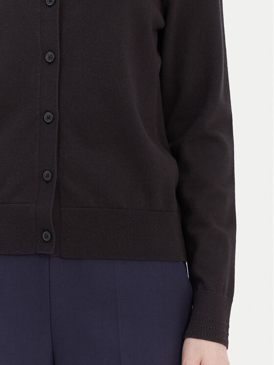 Tommy Hilfiger Tommy Hilfiger Strickjacke WW0WW42370 Schwarz Regular Fit