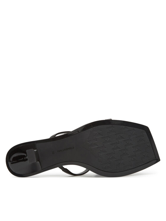 KARL LAGERFELD KARL LAGERFELD Şlapi Karmel KL33624 Negru
