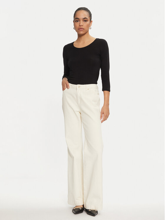 Fransa Fransa Majica Kiksen 600707 Crna Slim Fit
