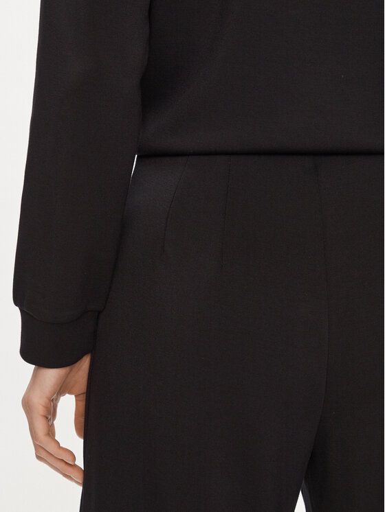 United Colors Of Benetton United Colors Of Benetton Kootud püksid 3UNN3F03B Must Relaxed Fit