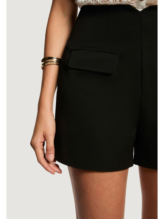 Morgan Morgan Medžiaginiai šortai 261-SHRIS.F Juoda Regular Fit