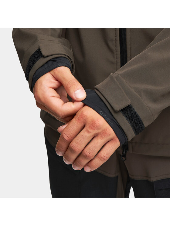 Alpinus Alpinus Kurtka softshell Roignais Brązowy Regular Fit