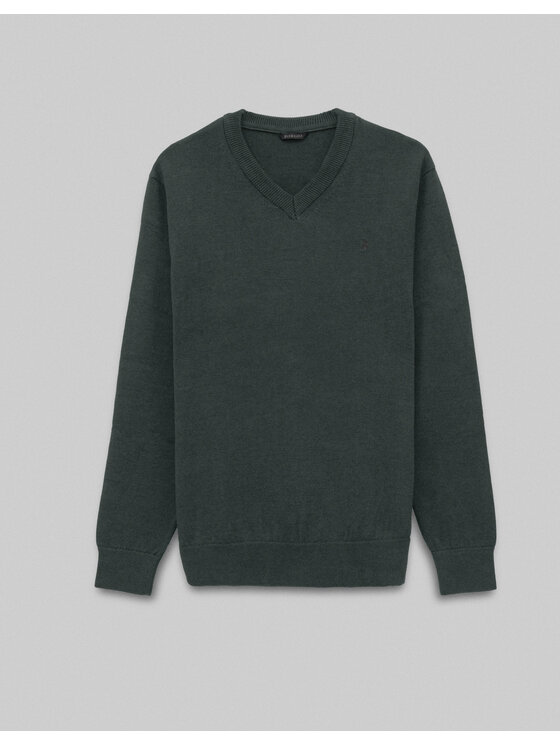 Borgio Borgio Sweter tiriolo_z1 Zielony Regular Fit