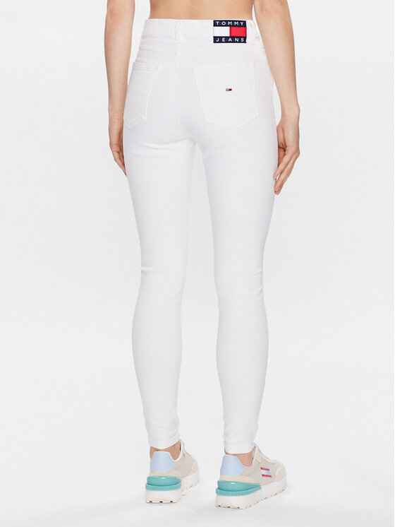Tommy Jeans Tommy Jeans Τζιν Sylvia DW0DW15507 Λευκό Skinny Fit