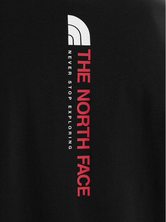 The North Face The North Face T-Shirt Vertical NF0A8GV1 Czarny Regular Fit