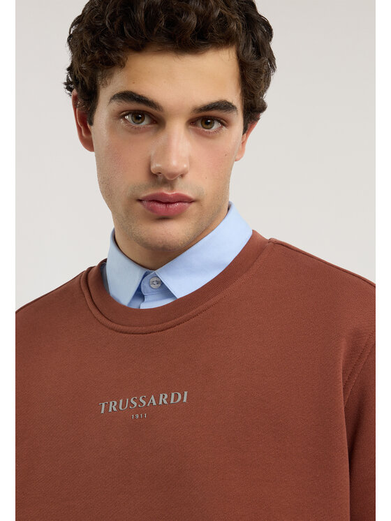 Trussardi Trussardi Sweter G8158000133N022 Czerwony Regular Fit