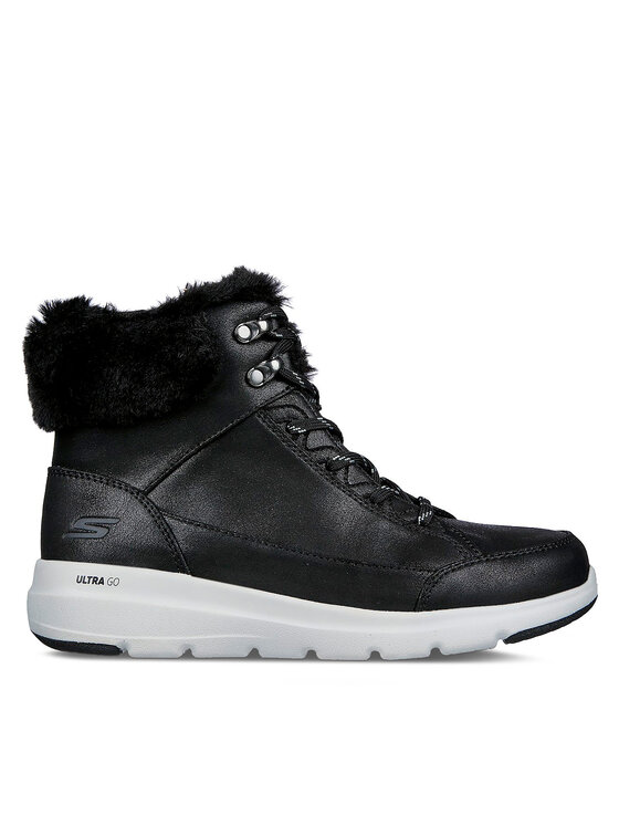 Skechers Skechers Ghete Glacial Ultra Cozyly 144178/BLK Negru