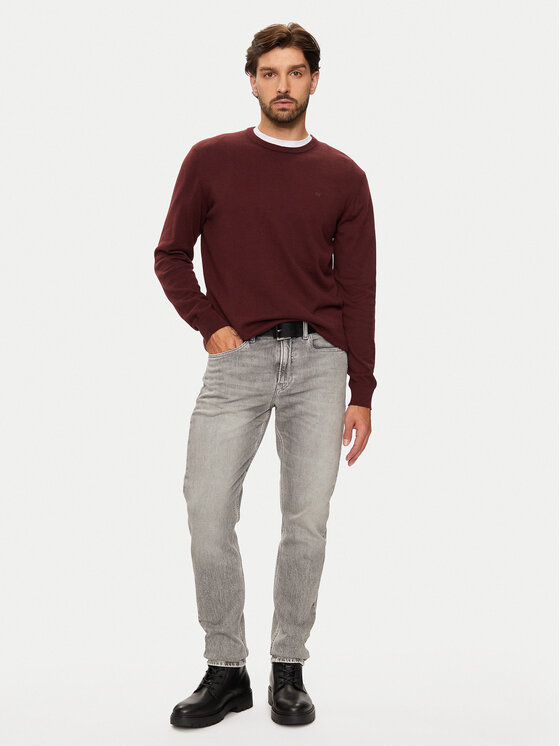 Wrangler Wrangler Pulover 112357203 Rjava Regular Fit