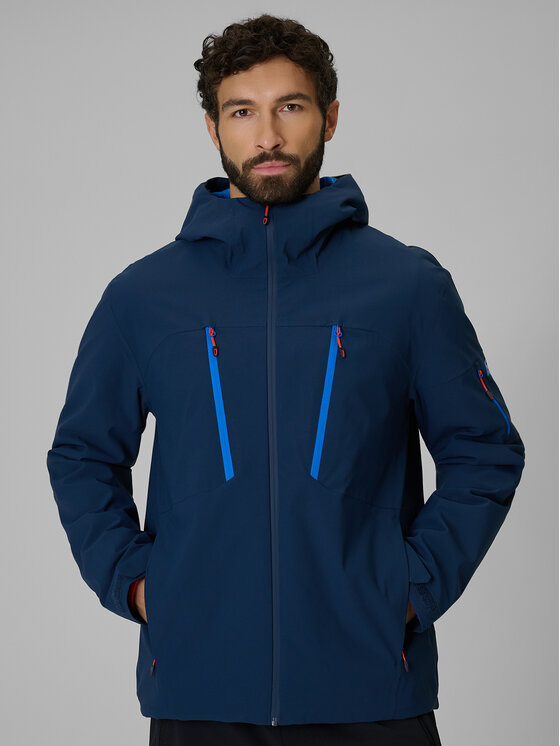 4F 4F Kurtka przejściowa MIDSHOP TEXTILE Granatowy Regular Fit