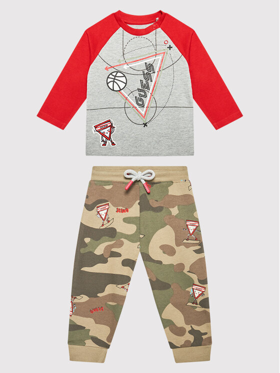 Guess Completo maglietta e pantaloni I1YG10 K8HM0 Grigio Regular Fit •  Modivo.it