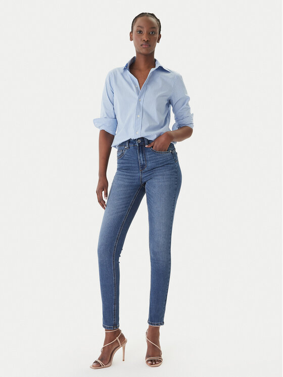 Liu Jo Liu Jo Τζιν UA6013 D0318 Σκούρο μπλε Slim Fit