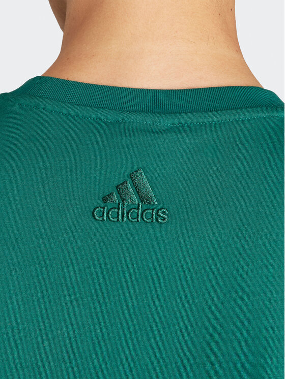 adidas adidas Marškinėliai Essentials IS1300 Žalia Regular Fit