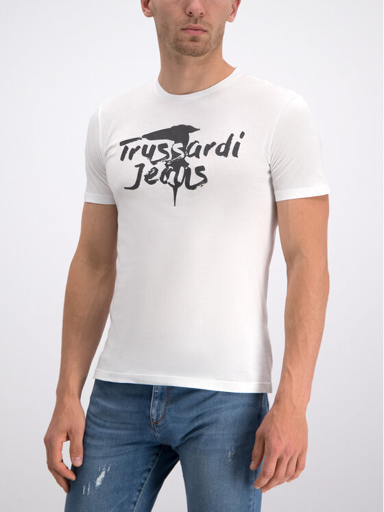 Trussardi Trussardi T-Shirt 52T00240 Λευκό Regular Fit