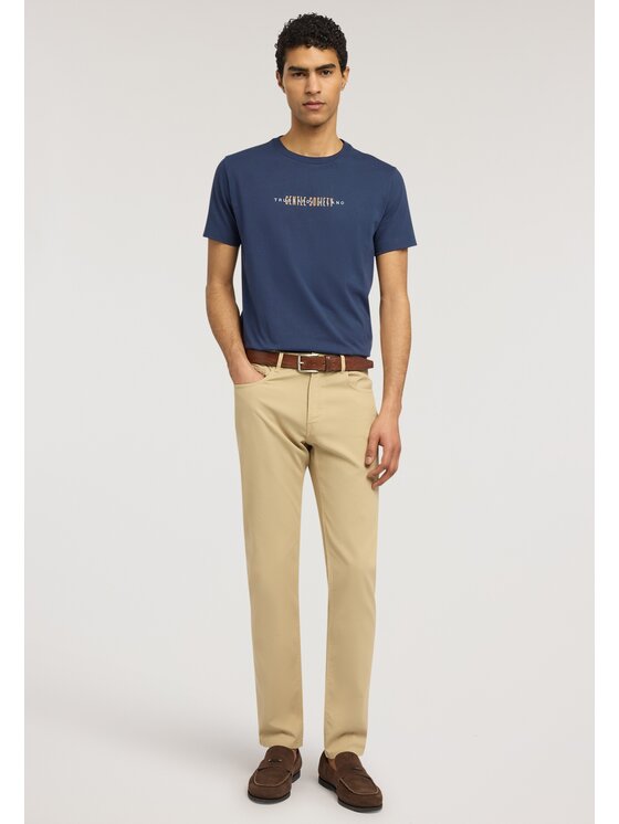Trussardi Trussardi T-Shirt G0558000126N034 Niebieski Regular Fit
