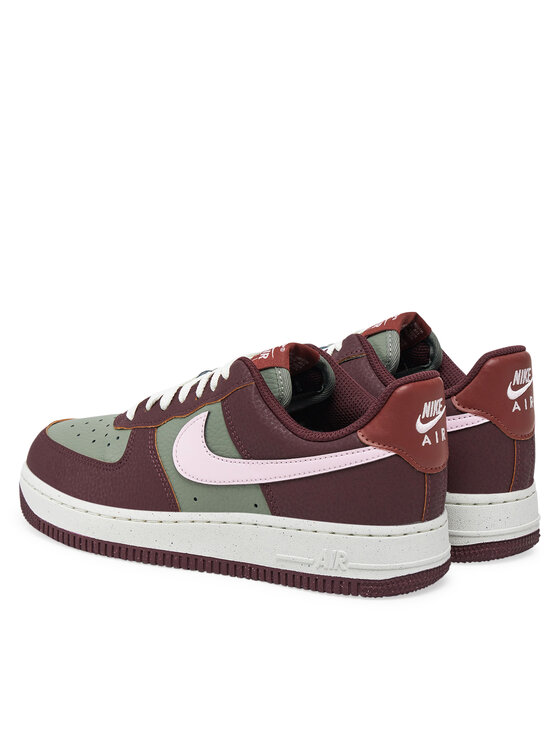 Nike Nike Sneakersy Air Force 1 '07 Next Nature Wmns HQ4047 Bordowy