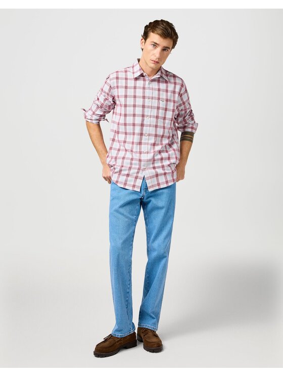 Wrangler Wrangler Koszula 1 PKT SHIRT Kolorowy Regular Fit