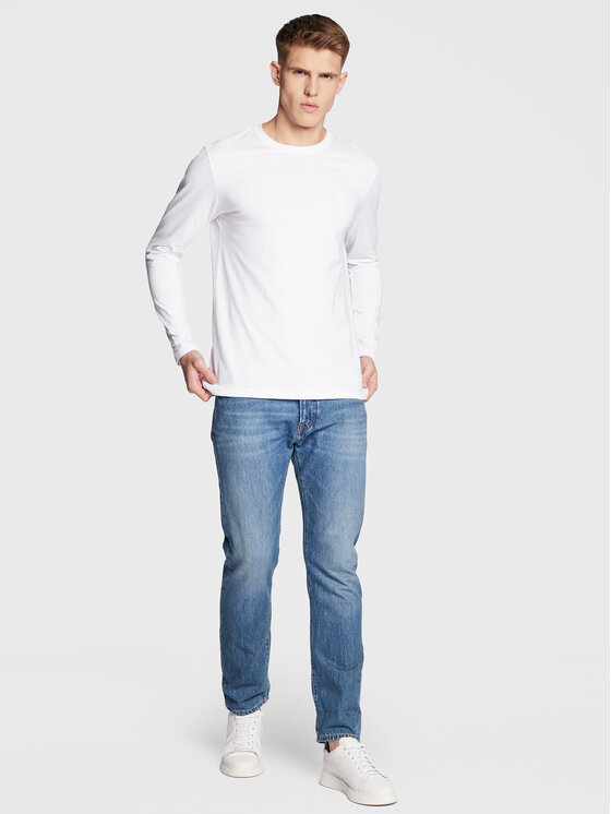 BOSS Boss Longsleeve krekls Tacks 50476192 Balts Regular Fit