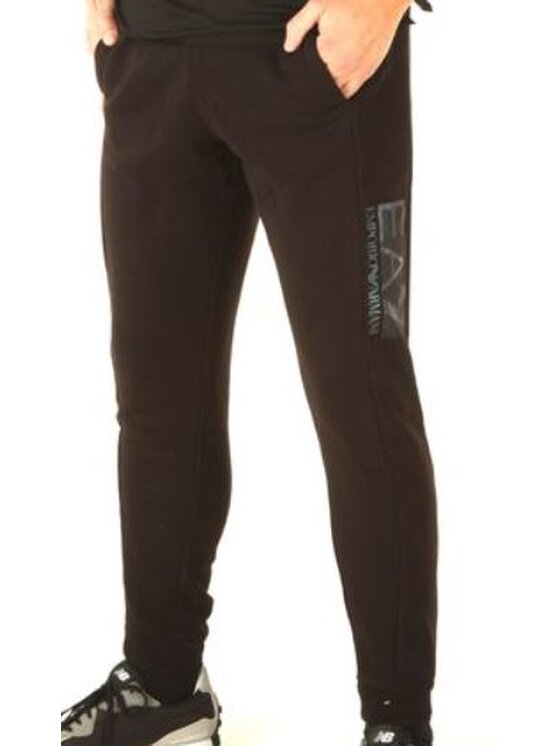 EA7 Emporio Armani EA7 Emporio Armani Kalhoty z materiálu 6LPP69 PJ07Z 0200 Černá Regular Fit