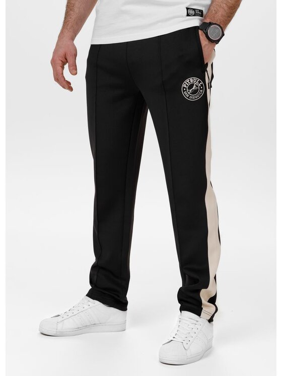 PITBULL PITBULL Spodnie dresowe Oldschool SAN DIEGO CA Czarny Regular Fit