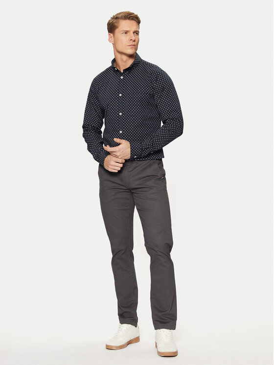 s.Oliver s.Oliver Košulja 2149815 Tamnoplava Slim Fit