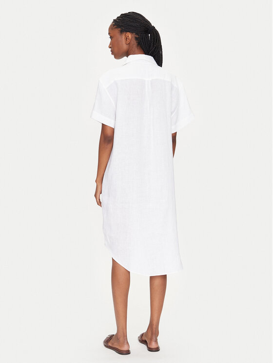 Gant Gant Rochie de vară 4503433 Alb Relaxed Fit