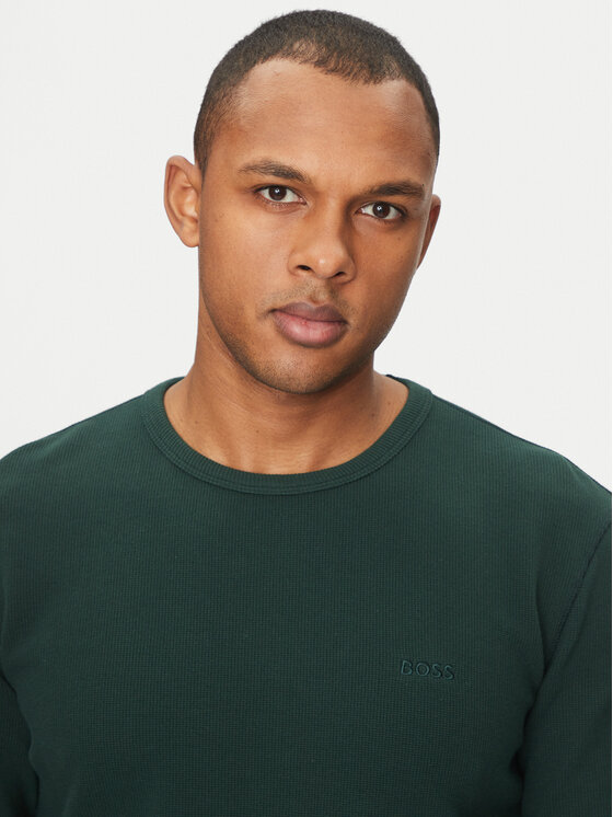BOSS BOSS Longsleeve Tempesto 50520725 Зелений Regular Fit