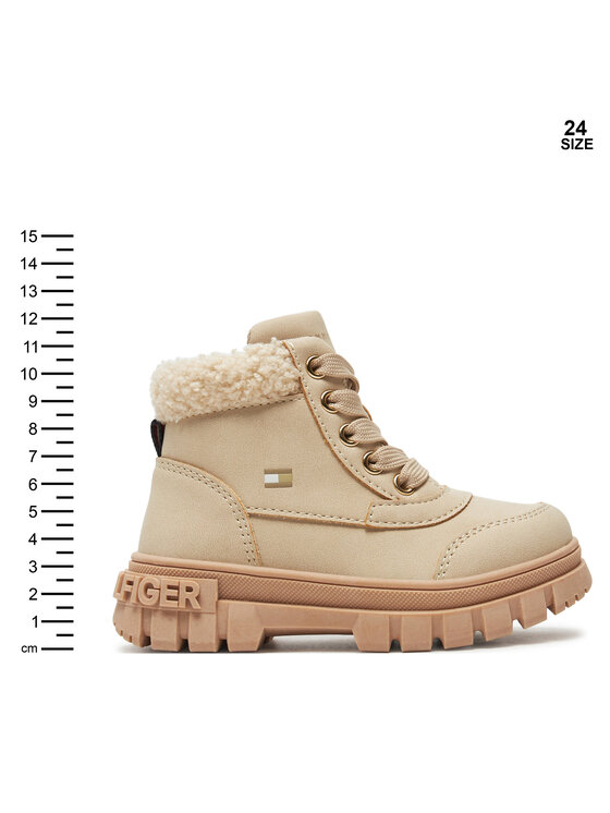 Tommy Hilfiger Tommy Hilfiger Planinarske cipele Lace-Up Bootie T1A5-33597-1628 M Bež