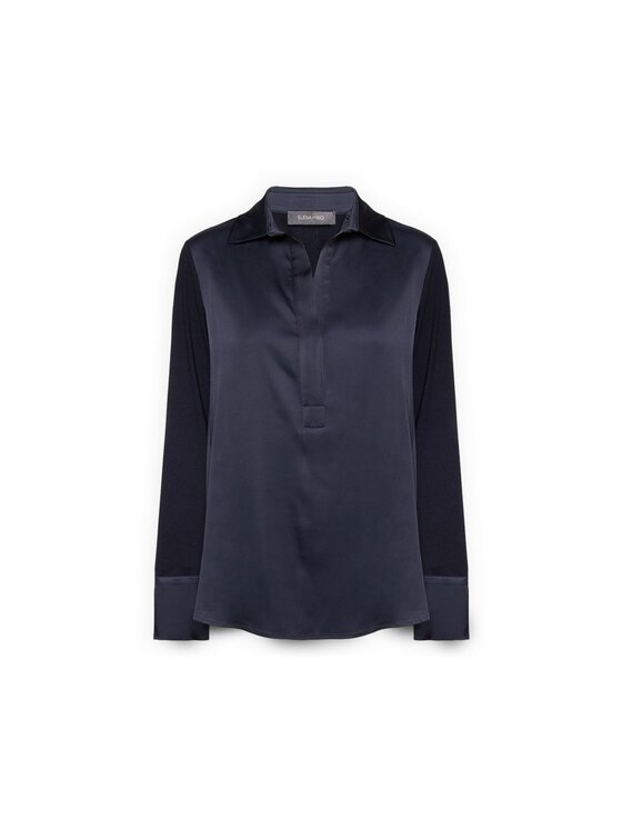 Elena Mirò Elena Mirò Camicia G247Z200625N034 Blu Regular Fit