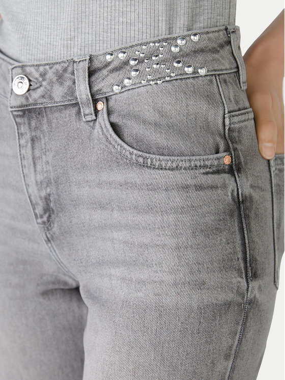OUI OUI Jeansy 89314 1345707 Szary Regular Fit