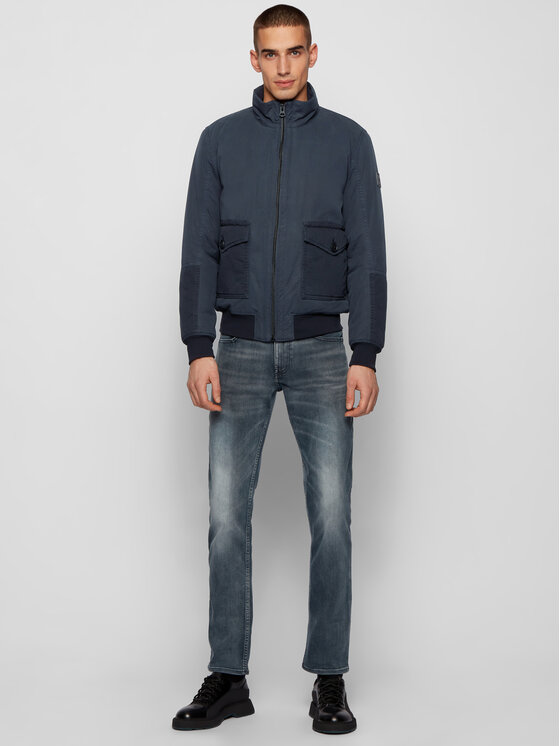 BOSS Boss Bomber striukė Odre-D 50440995 Tamsiai mėlyna Regular Fit
