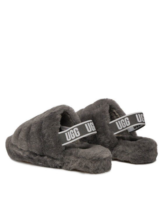Ugg Ugg Naminės šlepetės K Fluff Yeah Slide 1098494K Pilka