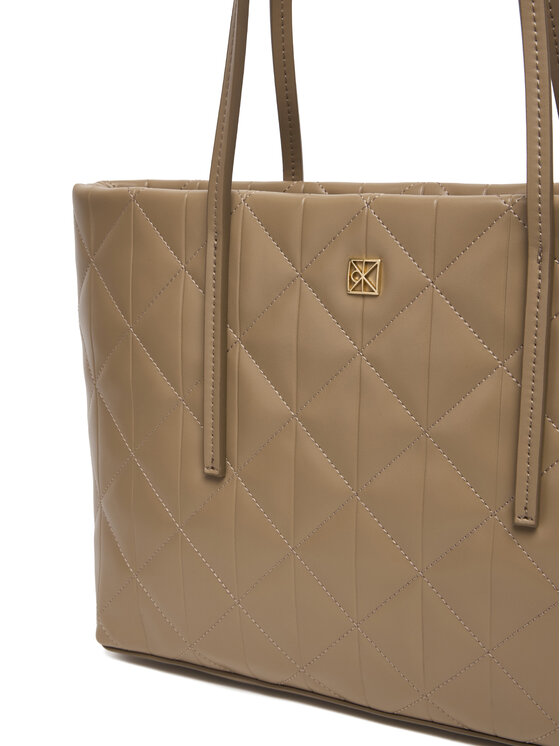 Calvin Klein Calvin Klein Torbica Quilted Small Tote LV04F3325G Bež