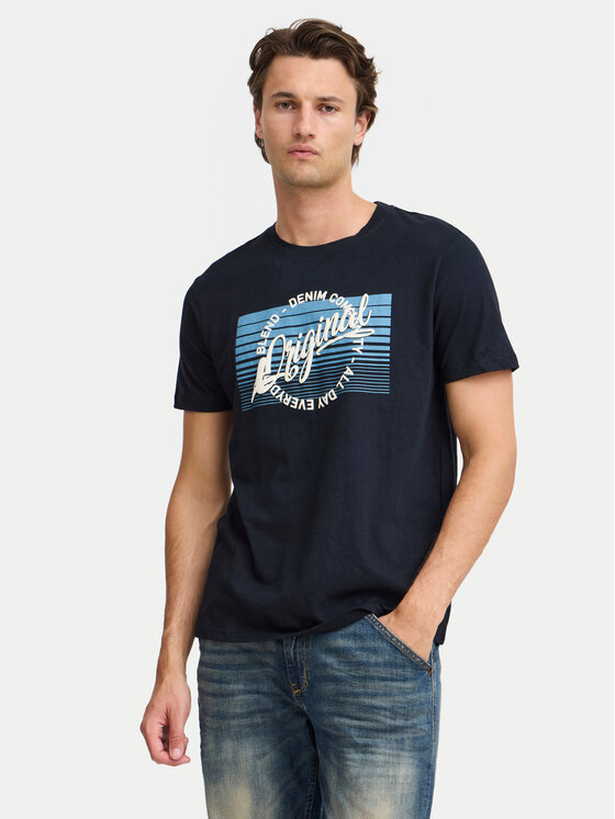 Blend Blend T-Shirt 20717959 Czarny Regular Fit
