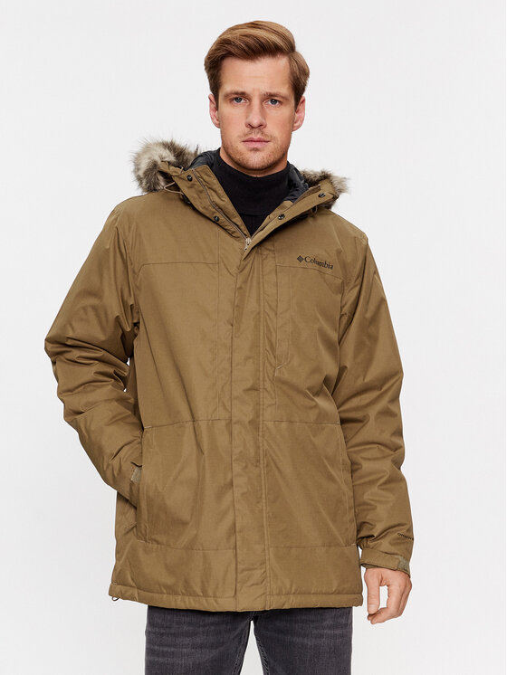 Columbia Columbia Žieminė striukė Leif Trail™ Parka Ruda Regular Fit