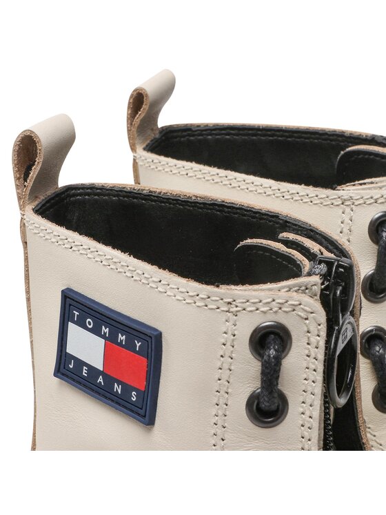 Tommy Jeans Tommy Jeans Stivaletti Tamy Higher 3A - Zip Up EN0EN02005 Beige
