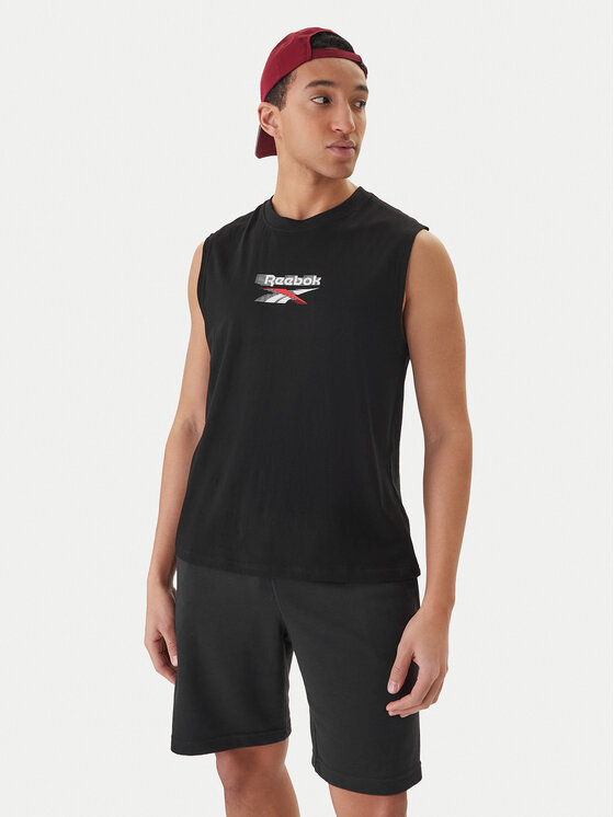 Reebok Reebok Tank top marškinėliai Bradshaw RK25560CCM Juoda Regular Fit