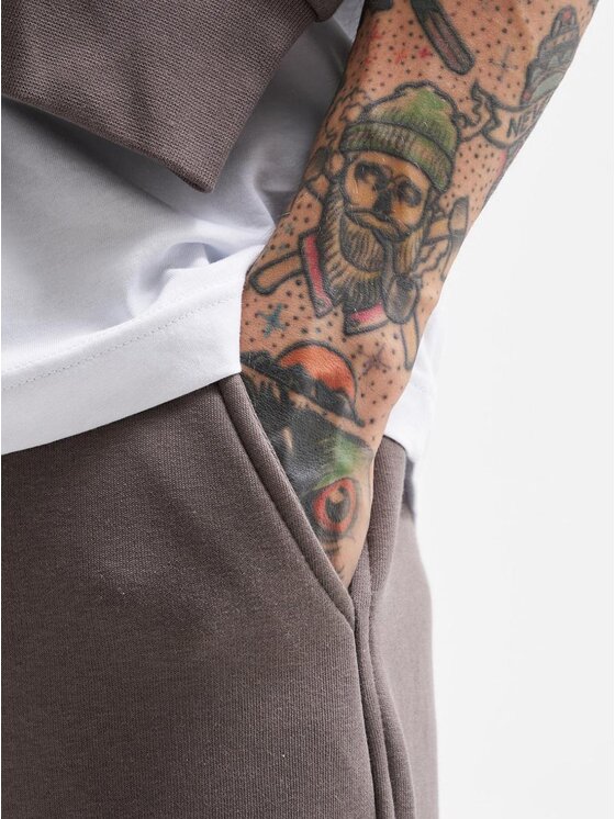 Machinist Machinist Spodnie dresowe Spodnie Dresowe Baggy Męskie Ciemne Szare Machinist Basic S Szary Baggy Fit