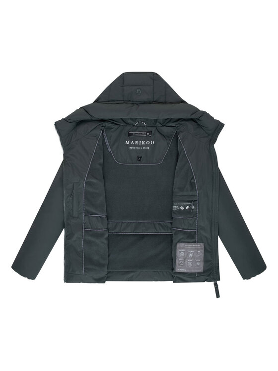 Marikoo Marikoo Kurtka zimowa Himee Zielony Regular Fit