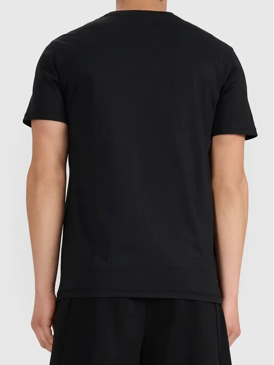 4F 4F T-Shirt 4FWMM00TTSHM3341-020S Czarny Regular Fit