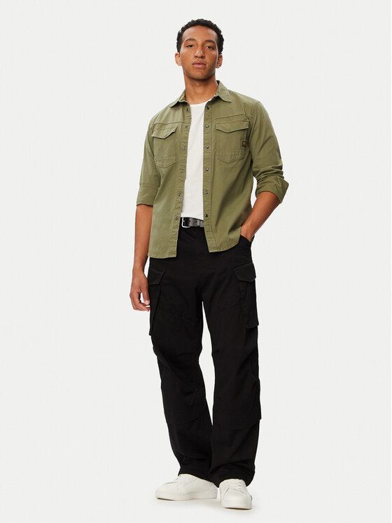 G-Star G-Star Raw Pantaloni cargo Rovic 3D D30010-5126 Negru Relaxed Fit
